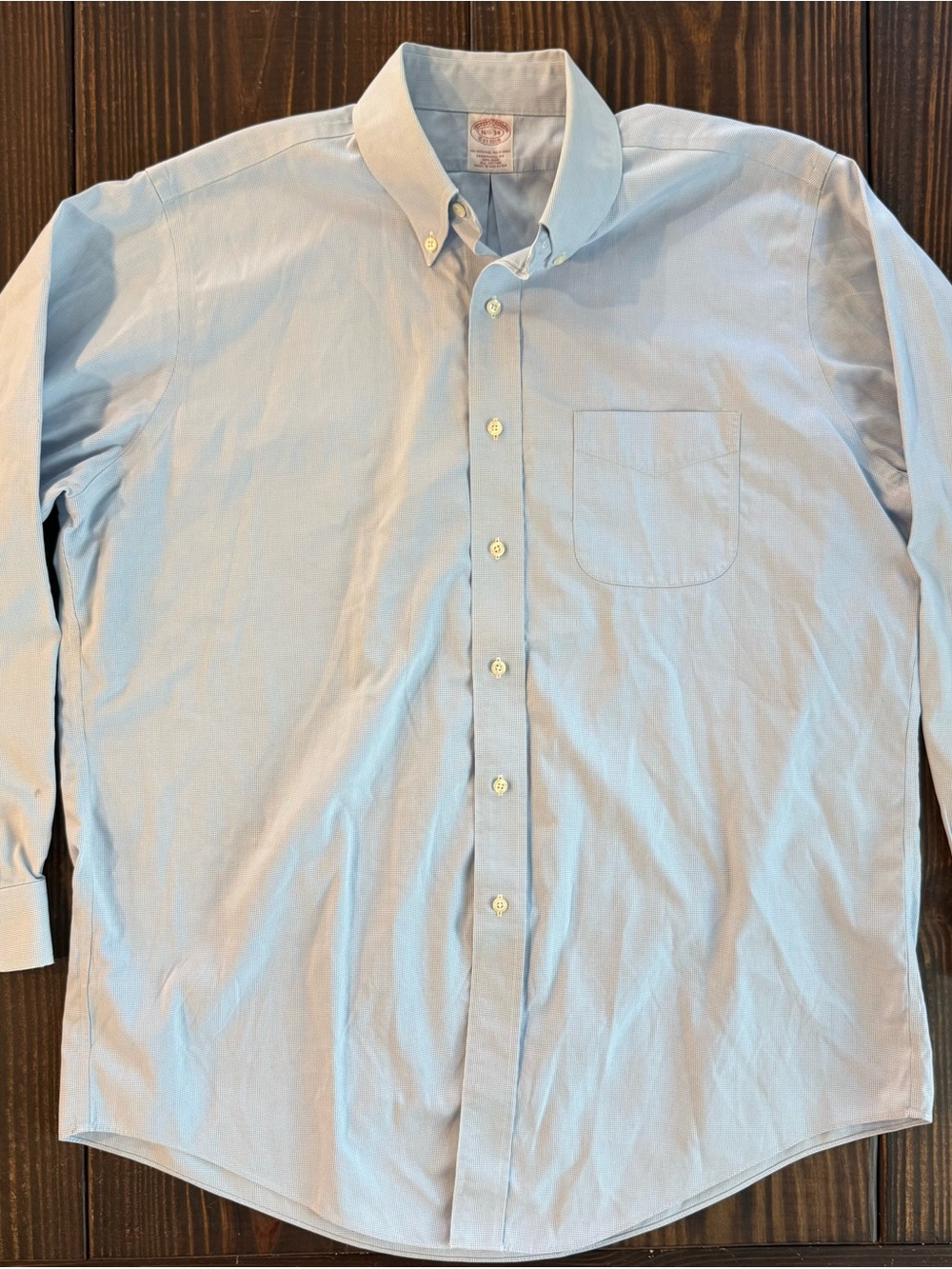 Brooks Brothers Light Blue Button-Down Oxford Shirt